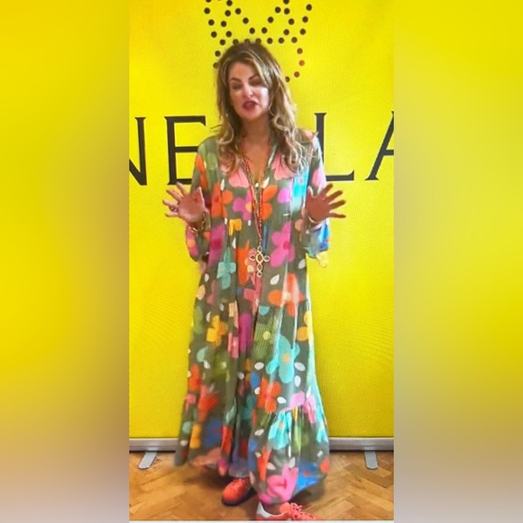 Floral Maxi Dress New Med - Picture 3 of 3